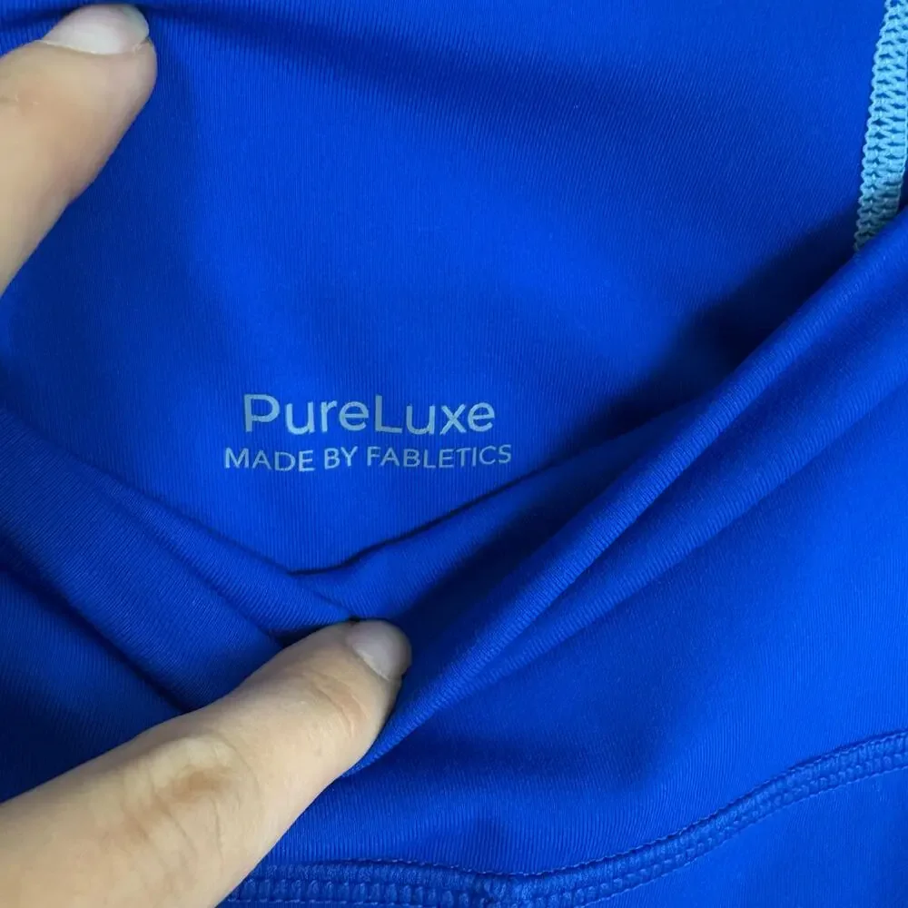 Fabletics Oasis Blue PureLuxe High-Waisted Pockets Legging - Picture 6 of 8